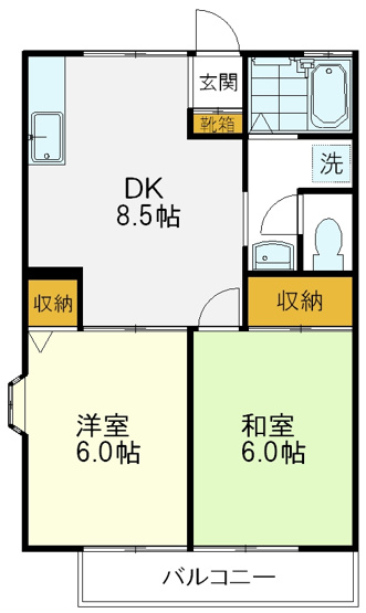 【間取り】 | ヴェルディ恋ヶ窪