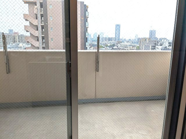 RESIDIA町屋の設備|ワイドバルコニー、上層階からはスカイツリー隅田川花火見えます、洗濯物干せます