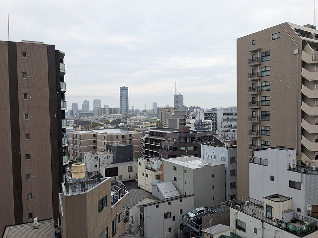 RESIDIA町屋の設備|上層階からはスカイツリー隅田川花火見えます、洗濯物干せます