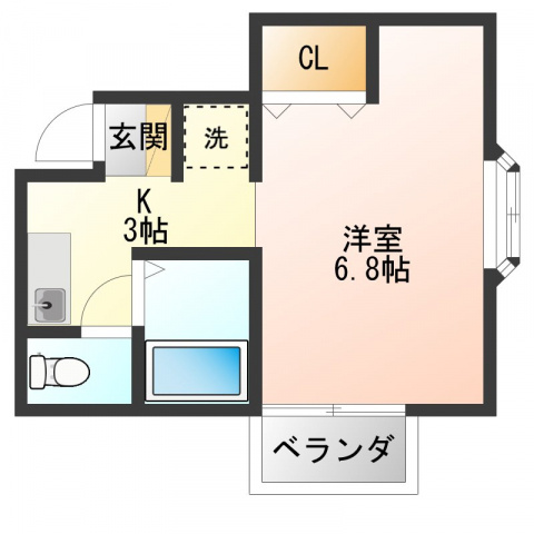 システィハイムの間取り