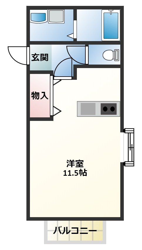 SAKURA-Aの間取り