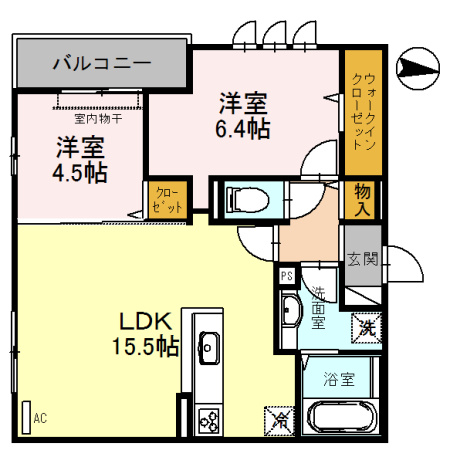 【間取り】 | メゾンドール北野田