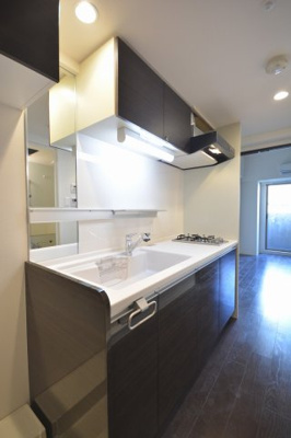 【キッチン】 | ル・パルトネール天王寺真田山 | コンパクトなキッチンで掃除もラクラク