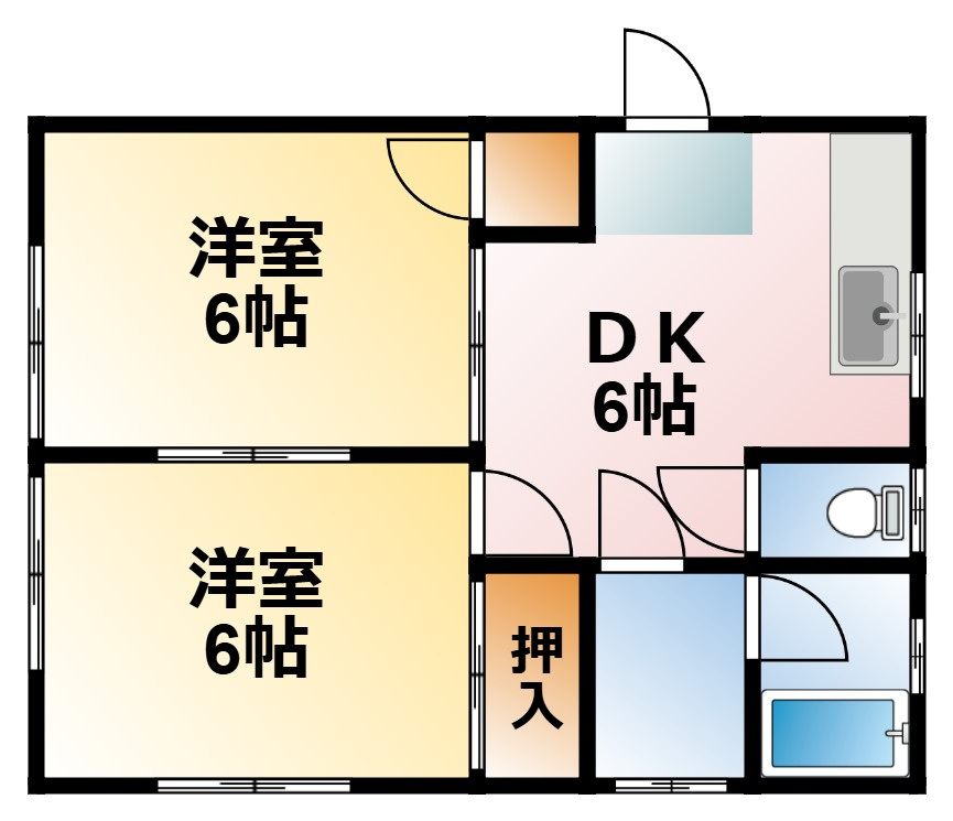 スコレー清名幸谷の間取り