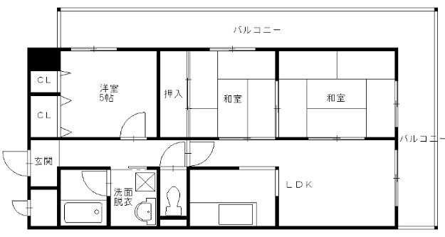 【間取り】 | タウンコート咲久良