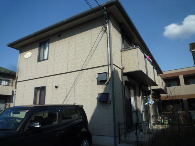 倉敷市老松町１丁目のアパートの外観