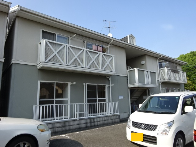 倉敷市安江のアパートの外観