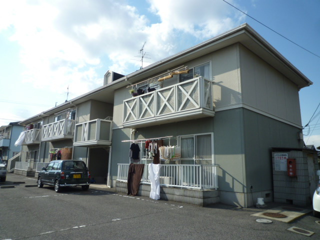 倉敷市安江のアパートの外観
