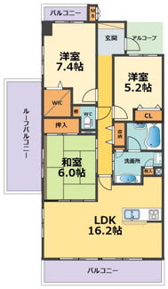 【間取り】 | プリンスハイツ鳴尾北 | プリンスハイツ鳴尾北