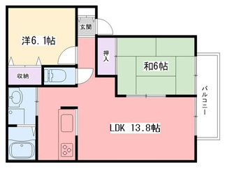 【間取り】 | ソルレヴァンテ6