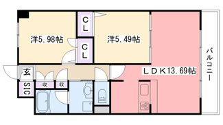 【間取り】 | プリマベラ庄