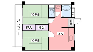 【間取り】 | 鳴尾ハイツ