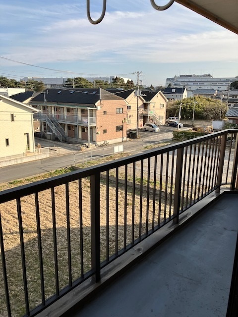 ヤリタマンションのバルコニー