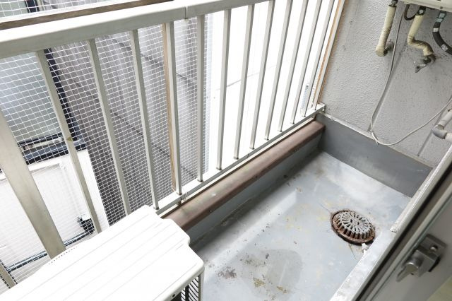 ラパンジール阿波座Ⅱのバルコニー