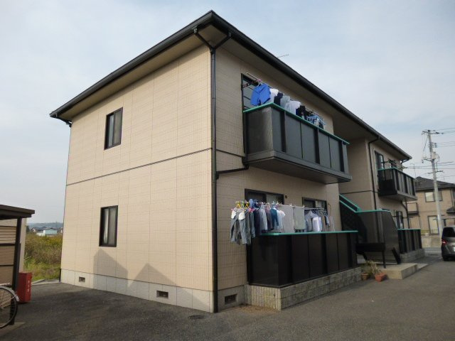 倉敷市有城のアパートの外観