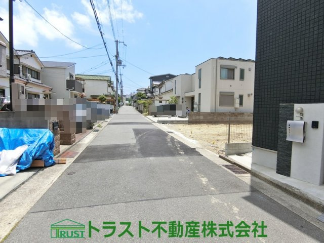 神戸市垂水区西舞子4丁目A号地　土地の前面道路含む現地写真