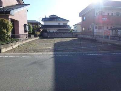 【前面道路含む現地写真】 | 高崎市筑縄町売地