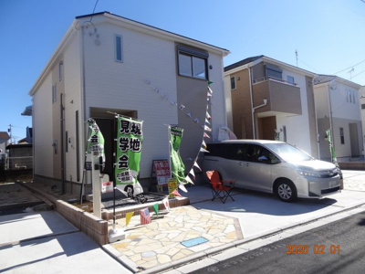 【外観】 | 現地見学会　さいたま市緑区三室　住宅性能評価書付土地広々駐車並列2台の新築分譲住宅全４棟・残1棟 | 外はこのようになっています