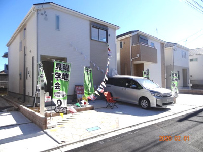 【前面道路含む現地写真】 | 現地見学会　さいたま市緑区三室　住宅性能評価書付土地広々駐車並列2台の新築分譲住宅全４棟・残1棟 | 前面道路含む現地写真です