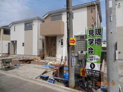 【前面道路含む現地写真】 | 現地見学会　さいたま市緑区三室　住宅性能評価書付土地広々駐車並列2台の新築分譲住宅全４棟・残1棟 | 前面道路含む現地写真です