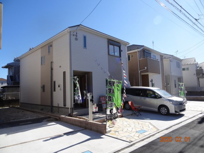 【前面道路含む現地写真】 | 現地見学会　さいたま市緑区三室　住宅性能評価書付土地広々駐車並列2台の新築分譲住宅全４棟・残1棟 | 前面道路含む現地写真です