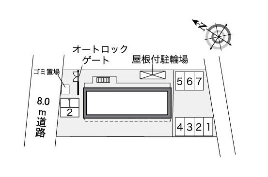 レオパレスハサマミナミのその他共用部分