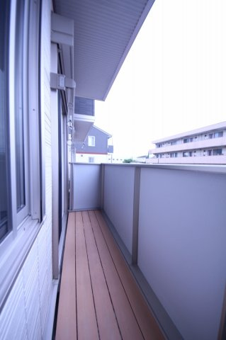 シャルム　Ｂのバルコニー|陽当たり良好なバルコニーです