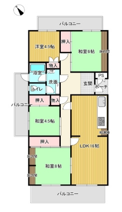 【間取り】 | 春日サンハイツ　3棟