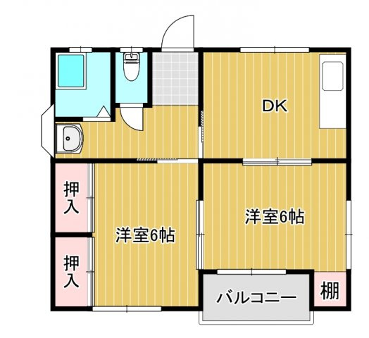 井上アパートの間取り