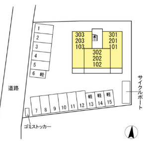 サンモリッツの区画図