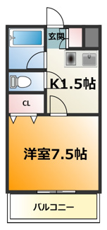 【間取り】 | K.SQUARE