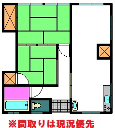 町田アパートAの間取り
