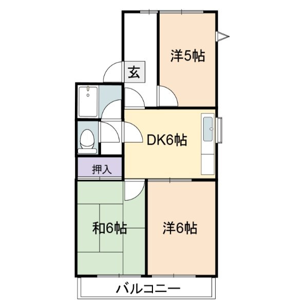 ホリデーハイツの間取り