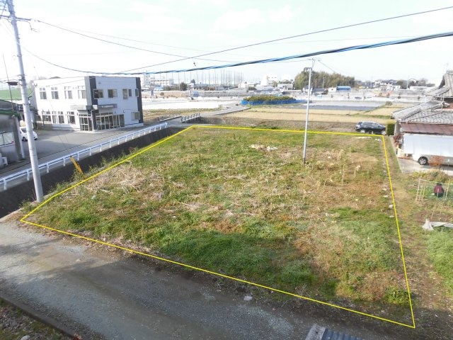 「売地」八女市蒲原の外観|落ち着いた雰囲気の外観です