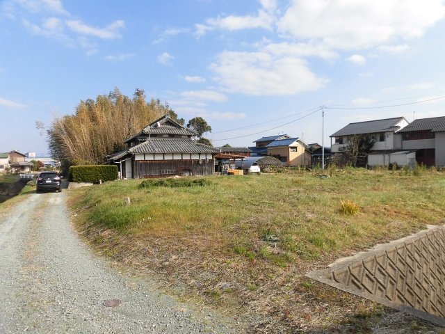 「売地」八女市蒲原の外観|外はこのようになっています