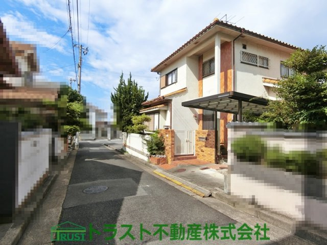 明石市朝霧台　売土地の前面道路含む現地写真