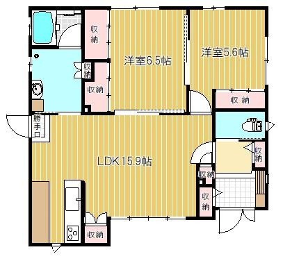 【間取り】 | 東大阪市菱江　貸家