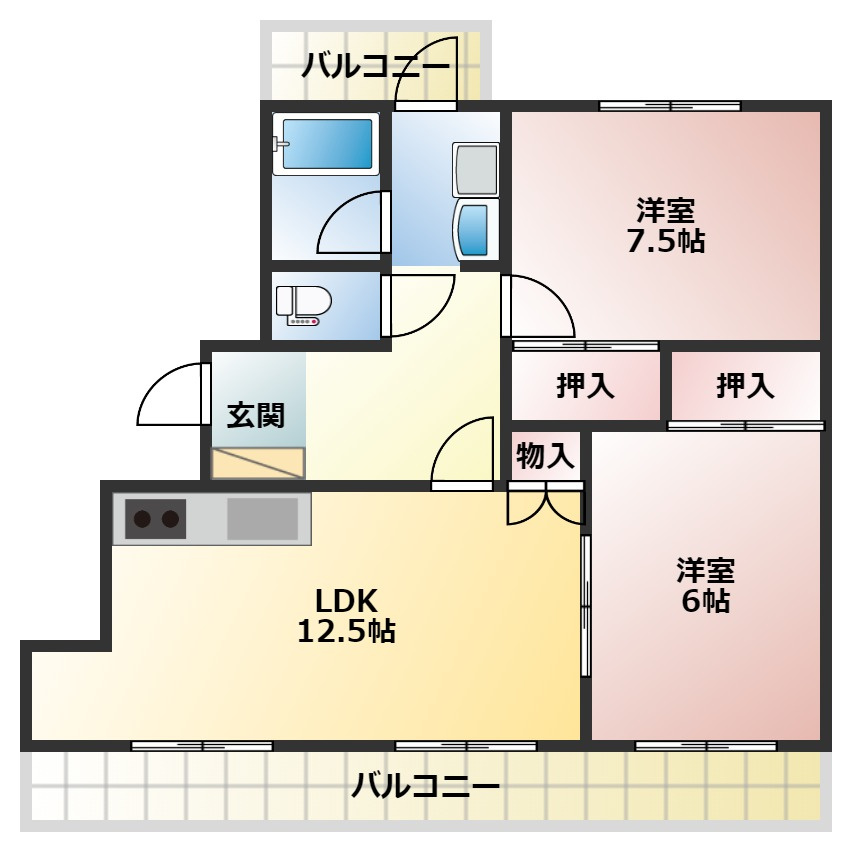 田代セントラルの間取り