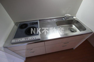 【キッチン】 | 布施ハイライン（布施賃貸） | コンパクトなキッチンで掃除もラクラク