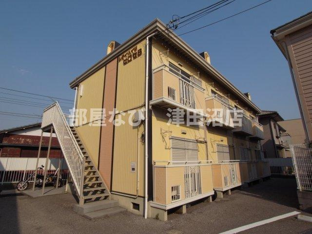 シティハイツヒロセＢの外観|京成津田沼駅まで徒歩19分☆