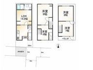 山科区小山北溝町　中古戸建（賃貸オーナーチェンジ）の画像