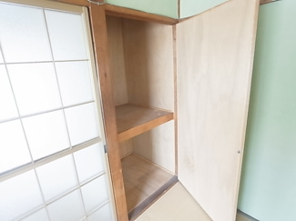 【収納】 | 北岸和田2丁目貸家 | 注）現賃借人入居前写真