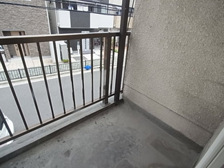 【バルコニー】 | 北岸和田2丁目貸家 | 注）現賃借人入居前写真