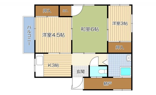 【間取り】 | 中村アパート