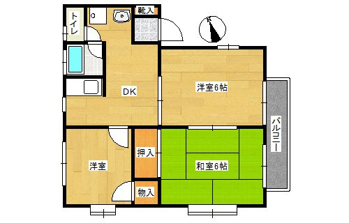 【間取り】 | 室見リバーハイム