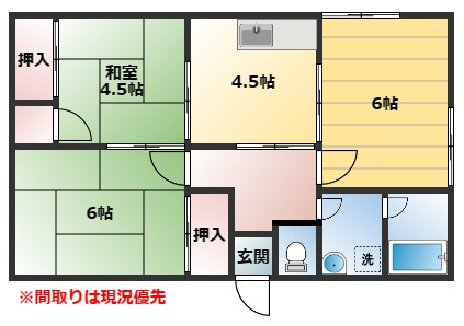 瀬川住宅の間取り