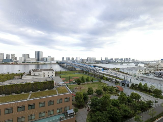 ソフトタウン晴海の展望|６月１７日、撮影。