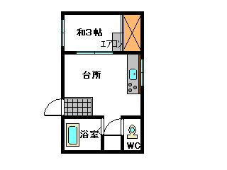 浜崎アパートの間取り