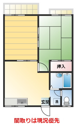 カナンハイツの間取り