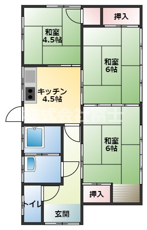 唐津市和多田大土井の一戸建ての間取り